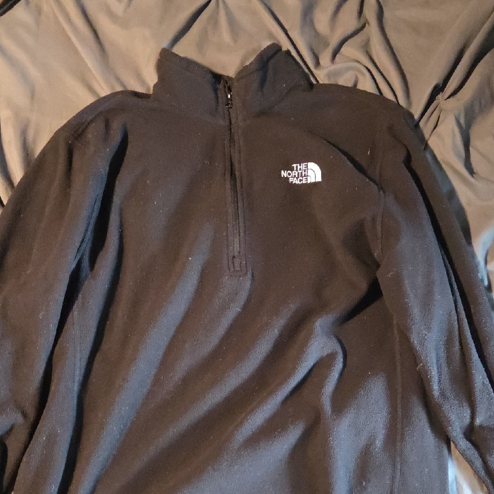 The North Face Black Half-Zip Fleece Pullover